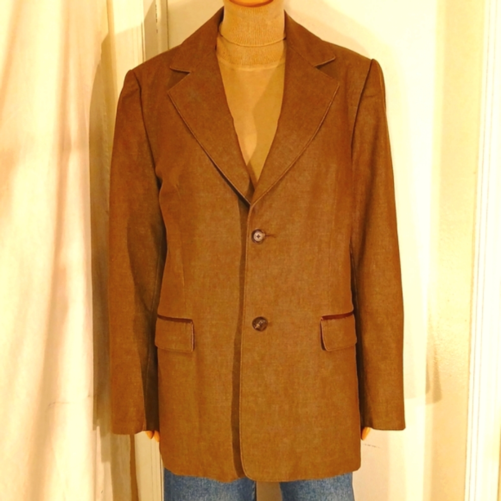 NWOT Andrew Marc Light Brown Blazer